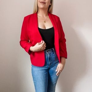 Red Vintage Gino Giovanni Blazer Size 14